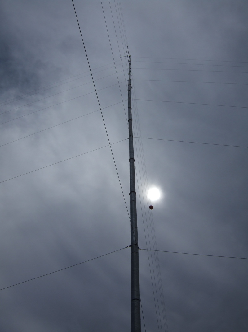 Wind data tower work